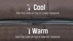 Outwell Contour Supreme Slaapzak - Grijs -Bo-Camp Verkoopwinkel 1069 1900 5709388112675 contour supreme coffee feature photo9