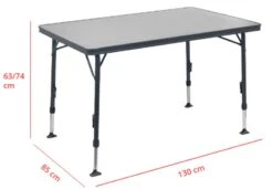 Crespo Campingtafel - AP-273 - 130 X 85 Cm -Bo-Camp Verkoopwinkel 1151410 12 1 1