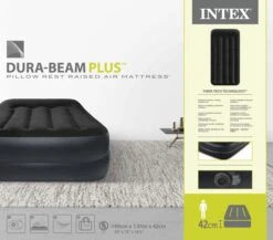 Intex Pillow Rest Raised Luchtbed - Eenpersoons -Bo-Camp Verkoopwinkel 1669 1900 64122nd pkg 2023 300