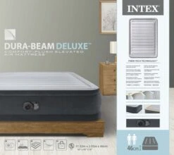 Intex Comfort Plush Hoog Luchtbed - Queensize - Ingebouwde Elektrische Pomp -Bo-Camp Verkoopwinkel 1689 1900 64414nd pkg 2023 300