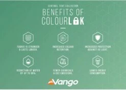 Vango Lismore 600XL Tunneltent - 5 Persoons - Groen -Bo-Camp Verkoopwinkel 1900 1783 lismore 600xl package 5