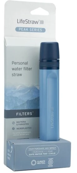 Lifestraw Peak Personal Straw Waterfilter - Blauw -Bo-Camp Verkoopwinkel 1900 1900 00104064 06