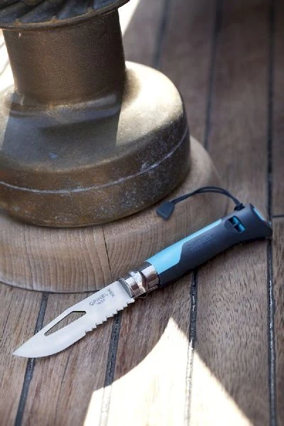 Opinel N°08 Outdoor Zakmes - Blauw 5 Opinel N°08 Outdoor Zakmes - Blauw - Afbeelding 5