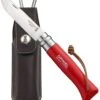 Opinel N°08 Inox RVS Zakmes - Rood