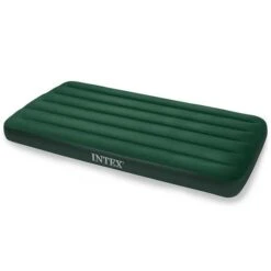 Intex Prestige Downy Luchtbed - Eenpersoons - Inclusief Batterijpomp