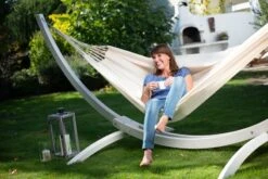 La Siesta Brisa XL Hangmat - Vanilla -Bo-Camp Verkoopwinkel 800 1199 brh18 1 brisa vanilla weather resistant kingsize classic hammock image 05 1