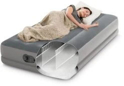 Intex Prestige Mid-Rise Luchtbed - Eenpersoons - Ingebouwde Elektrische Pomp -Bo-Camp Verkoopwinkel 835 1200 intex twin prestige mid rise luchtbed 1 persoons 3