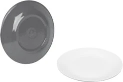 Bo-Camp Melamine Serviesset - 16-delig - Grijs -Bo-Camp Verkoopwinkel 900 1271 6181274 02