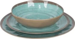 Bo-Camp Halo Melamine Serviesset - 12-delig - Aqua -Bo-Camp Verkoopwinkel 900 1327 6181392 05