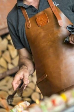 OFYR Leren Schort - Bruin -Bo-Camp Verkoopwinkel 900 601 apron 001