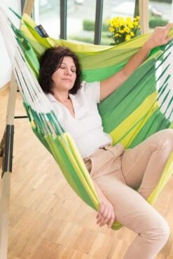 La Siesta Orquídea Hangstoel - Jungle -Bo-Camp Verkoopwinkel 900 601 orc14 4 orqu dea jungle cotton basic hammock chair image 05