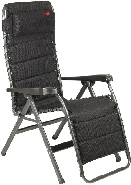 Crespo Air-Deluxe AP-232 Relaxstoel - Zwart 1 Crespo Air-Deluxe AP-232 Relaxstoel - Zwart