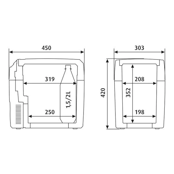 Dometic TropiCool TCX 21 Elektrische Koelbox - 20 Liter 11 Dometic TropiCool TCX 21 Elektrische Koelbox - 20 Liter - Afbeelding 11