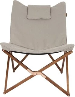 Bo-Camp Urban Outdoor Bloomsbury Vlinderstoel - Beige - M -Bo-Camp Verkoopwinkel bo camp bloomsburry relaxstoel m beige 10