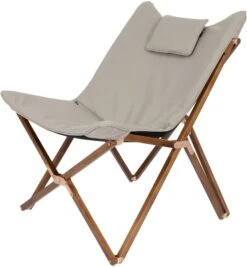 Bo-Camp Urban Outdoor Bloomsbury Vlinderstoel - Beige - M -Bo-Camp Verkoopwinkel bo camp bloomsburry relaxstoel m beige 1 1