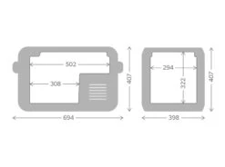 Dometic CFX3 35 Compressor Koelbox - 32 Liter -Bo-Camp Verkoopwinkel cfx3 35