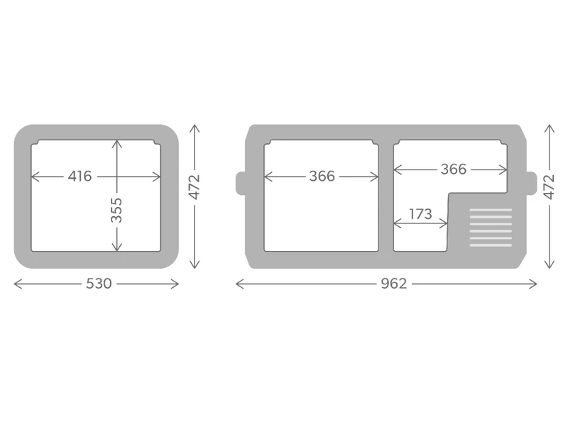 Dometic CFX3 95DZ Compressor Koelbox - 93 Liter 3 Dometic CFX3 95DZ Compressor Koelbox - 93 Liter - Afbeelding 3