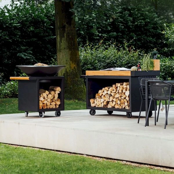 OFYR Mise En Place Table 135 PRO Black - Teak Wood - Afbeelding 3