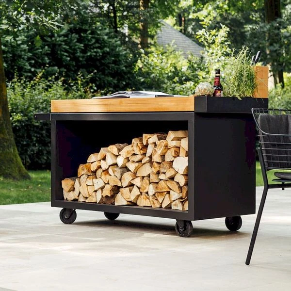 OFYR Mise En Place Table 135 PRO Black - Teak Wood - Afbeelding 2