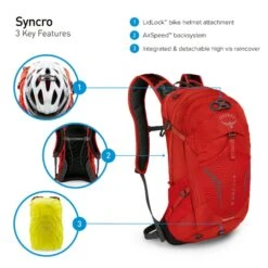 Osprey Syncro Daypack - 20 Liter - Zwart -Bo-Camp Verkoopwinkel osprey syncro features