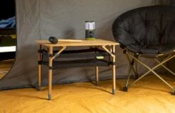 Zempire Kitpac V2 Campingtafel - Standaard - 65 X 50 - Bamboe -Bo-Camp Verkoopwinkel zempire kitpac v2 campingtafel standaard 7