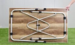 Dometic Zero Light Oak Large Campingtafel - 120 X 70 Cm -Bo-Camp Verkoopwinkel zerolightoaklarge